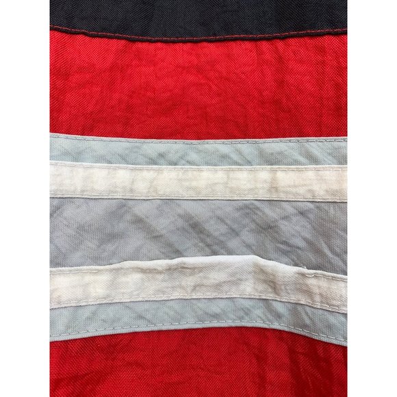 90s Vintage Chicago Bulls NBA Starter Pullover 1/4 Zip Jacket Red XLarge 6700 - Picture 16 of 16